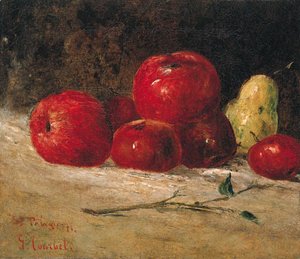 Gustave Courbet - Nature morte, pommes et poires