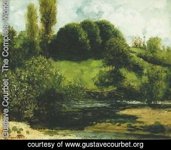 Gustave Courbet - Vue de Franche-Comte