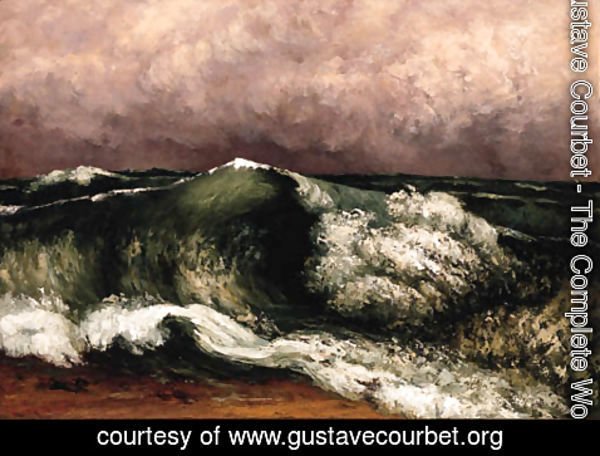 Gustave Courbet - La Vague 3