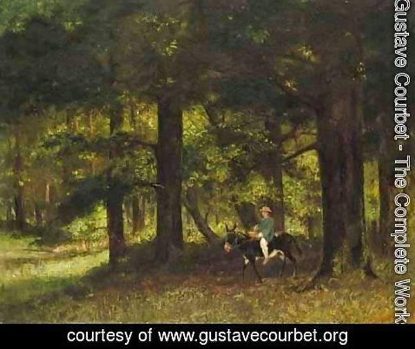 Gustave Courbet - Le Parc De Rochemont