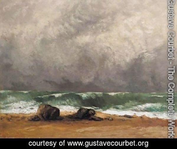 Gustave Courbet - La Vague 4