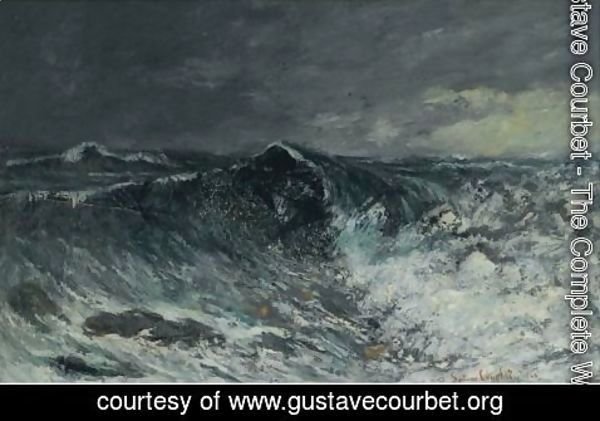 Gustave Courbet - La Vague 5