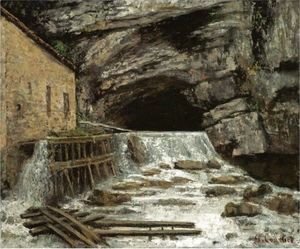 Gustave Courbet - La Source De La Loue