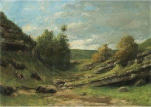 Gustave Courbet - La Vallee Rocheuse 2