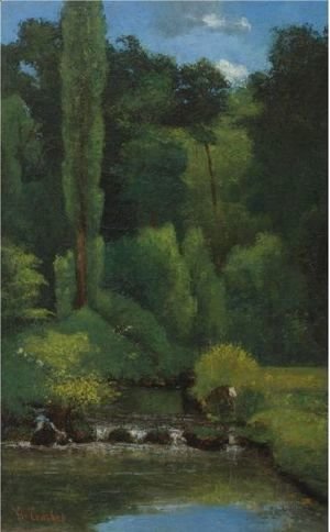 Gustave Courbet - Ruisseau Dans La Foret