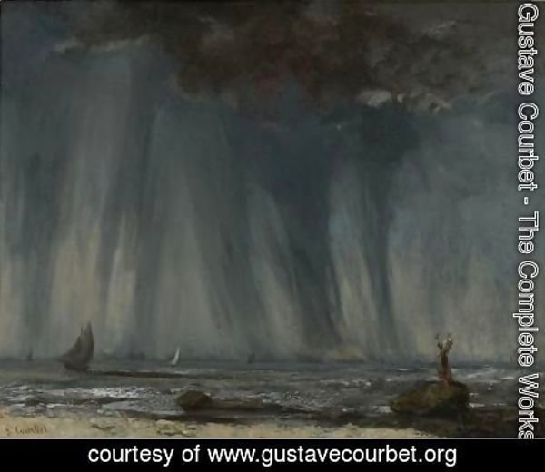 Gustave Courbet - La Trombe