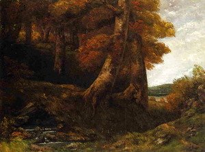 Gustave Courbet - Entering the Forest 2