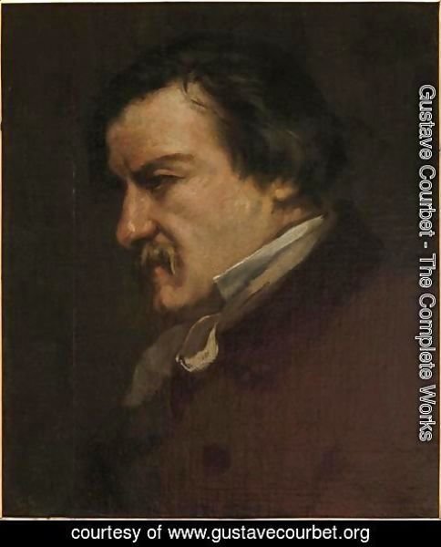 Gustave Courbet - Portrait of Champfleury