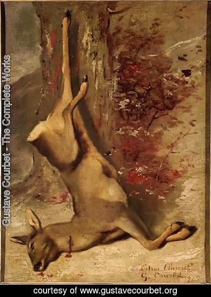 Gustave Courbet - The Deer