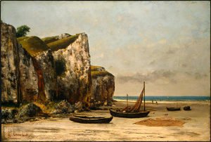 Gustave Courbet - Beach in Normandy