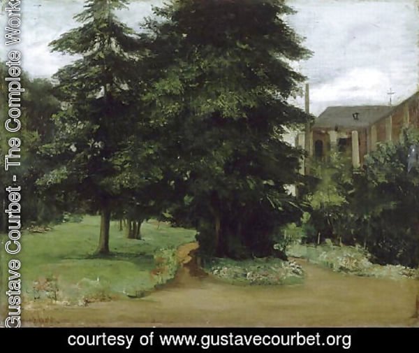 Gustave Courbet - The Garden of the Loos les Lille Abbacy